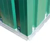 vidaXL Szopa ogrodowa zielona metalowa 204 x 132 x 186 cm Podgląd zdjęcia produktu 6