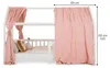 Hausbett Himmel NENA im 2er Set in rosa - Betthimmel aus Produktbild-Vorschau 5