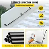 A collage of images showing a black metal handrail on stairs, a stack of metal pipes, and a person spray painting a metal object. Anteprima dell’immagine prodotto