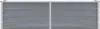 vidaXL Garten-Hochbeet Verzinkter Stahl 160x40x45 cm Grau Produktbild-Vorschau 3