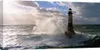 Peintures sur toile, Phare dans une mer agitée - Jean Voir les images du produit 1