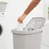 2er Set Wäschesammler 55 l FLOWERS, Farbe:Grau Produktbild-Vorschau 6