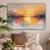 MuchoWow® - Leinwandbilder - Modern - Abstrakt - Gold - Produktbild-Vorschau 2