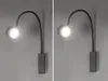 2er SET USB aufladbare Akku Wandlampen Schwarz - Produktbild-Vorschau 1