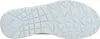 The sole of a white sneaker is shown from an underneath view against a white background. Produktbild-Vorschau