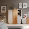 Masseno Kommode TRES 110 cm Highboard und 3 Türen für Produktbild-Vorschau 2