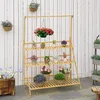 Outsunny Třípatrový stojan na květiny pro vnitřní venkovní Náhled obrázku produktu 2