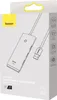 The image shows the retail packaging of a Baseus 4-port USB-A hub adapter. Voir les images du produit