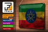 Blechschild Flagge Äthiopien 30x20cm Flag Ethiopia Rost Produktbild-Vorschau 3