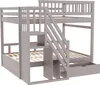 Sweiko Lit superposé en bois massif 140x200cm, Avec Voir les images du produit 13