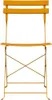 vidaXL : 2 chaises pliantes de jardin, couleur moutarde, en Voir les images du produit 5
