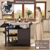 GOPLUS Grillwagen Outdoor, BBQ Grilltisch mit großer Produktbild-Vorschau 2