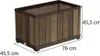 KETER 261034 garden planter walnut Produktbild-Vorschau 5