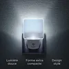 Lampes de nuit LED intégrées, lot de 2, avec prise, Voir les images du produit 6