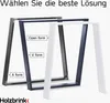 HOLZBRINK Pied de table trapèze, pied pour table basse, Voir les images du produit 3