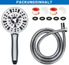 Duschkopf, Handbrause, Hochdruck Brausekopf, Wassersparend Produktbild-Vorschau 7