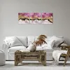 Bild auf Leinwand - Leinwandbild - 3 Teile - Rosa golden Produktbild-Vorschau 6
