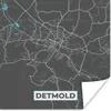 MuchoWow® Poster Stadtplan - Detmold - Deutschland - Karte Produktbild-Vorschau 1