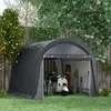 Zahradní domek Outsunny 3 x 3 m s UV ochranou, dvěma Náhled obrázku produktu 2