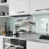 Küchenrückwand Spritzschutz Glas mit Motiv Metallische Produktbild-Vorschau 2