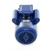 A blue electric motor is shown from a top-down perspective against a white background. Produktbild-Vorschau