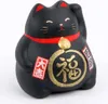 Fine Asianliving Chat porte-bonheur Maneki Neko Noir - Voir les images du produit 3