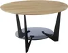 Couchtisch Cadiz rund | Ø70 | Eiche massiv / grau Produktbild-Vorschau 4