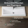doporro Waschbecken Einbauwaschbecken aus mineralguss in Produktbild-Vorschau 3