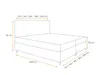Postel boxspring s úložným prostorem BRIGITA - 160x200, Náhled obrázku produktu 2