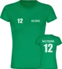 multifanshop Damen T-Shirt - Wolfsburg - Trikot Nummer 12, Produktbild-Vorschau 1