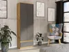 Regál 60 cm skříň 2 dveře 1 zásuvka FRAMIRE B-4 artisan mix Náhled obrázku produktu 2