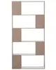BELIANI Bücherregal Weiß MDF Platte Spanplatte 174 x 83 x Produktbild-Vorschau 9