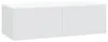 vidaXL Wandmontierter TV-Schrank Weiß 98 x 41 x 30 cm Produktbild-Vorschau 1