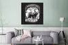 MuchoWow® Poster Bär - Tiere - Retro - Briefe 75x75 cm - Produktbild-Vorschau 5