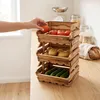 Relaxdays, juego de 3 cajas apilables, cajas de Vista previa de la imagen del producto 2