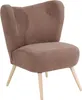 Sessel Kathy Bezug Veloursstoff Buche natur / sahara 22647 Produktbild-Vorschau 1