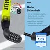 AARON Lock One Fahrradschloss mit Zahlencode Gelb Produktbild-Vorschau 4