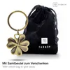FABACH Glücksbringer Kleeblatt Schlüsselanhänger Shamrock - Produktbild-Vorschau 2
