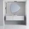 Unregelmäßiger asymmetrischer Spiegel mit LED Beleuchtung Produktbild-Vorschau 2