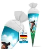 itenga Geschwister Schultüte 35cm Fußball Fußballer Produktbild-Vorschau 3