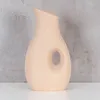 Vase H22cm Blumenvase Keramik Sand Beige Tischdeko Dekovase Produktbild-Vorschau 4