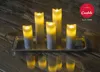 Candela Lights LED Kerzen 5er Set Stumpenkerze Grau Produktbild-Vorschau 2