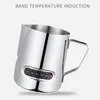 350ml 12 Unzen Milchaufschaeumer mit Temperaturanzeige Produktbild-Vorschau 7