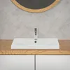LuxeBath Lavabo Lavabo da appoggio Square, 51x41,5x15,5 cm, Anteprima dell’immagine prodotto 4