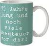 Mr. & Mrs. Panda Pott Spruch 35. Geburtstag Abenteuer - Produktbild-Vorschau 1