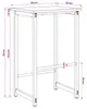 vidaXL Barhocker 2 stk. Sonoma-Eiche 40 x 32 x 74 cm Produktbild-Vorschau 6
