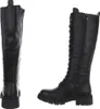 Ital-Design Damen Stiefel Schnürstiefel  Lederoptik Produktbild-Vorschau 5