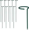 Relaxdays Pali per piante in metallo, set da 10, pali con Anteprima dell’immagine prodotto 1