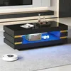 Tavolino Merax con illuminazione a LED, tavolino da salotto Anteprima dell’immagine prodotto 14