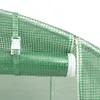 Skleník s ocelovým rámem zelený 16 m² 4 x 4 x 2 m Náhled obrázku produktu 7